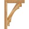 Ekena Millwork Merced Block Rough Sawn Bracket, Western Red Cedar, 4"W x 28"D x 40"H BKT04X28X40MRC05RWR - alternate 4